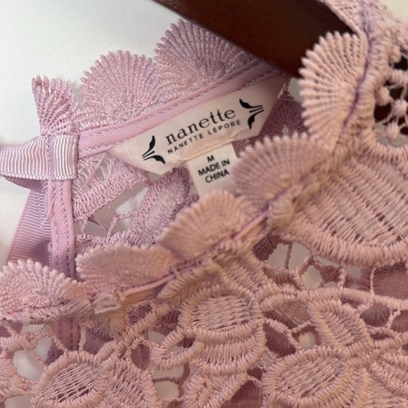 Nanette Lepore Sugar Plum SpringFling Sleeveless Blouse Medium - Picture 5 of 12